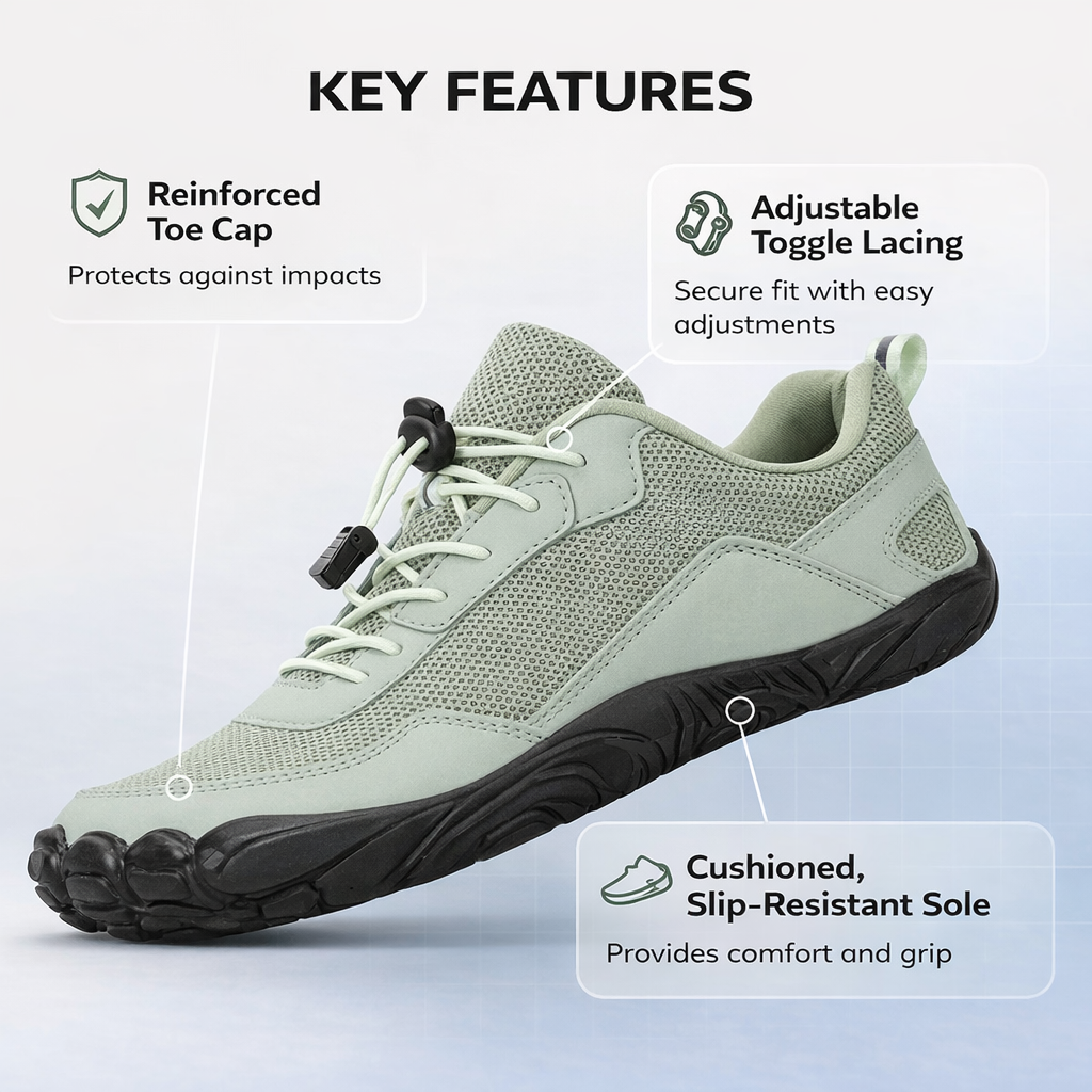 Aura Trail Performance Barefoot Sneaker