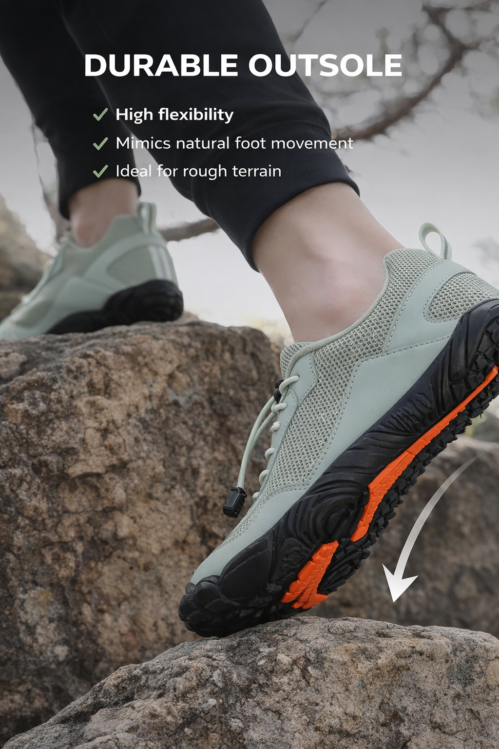 Aura Trail Performance Barefoot Sneaker